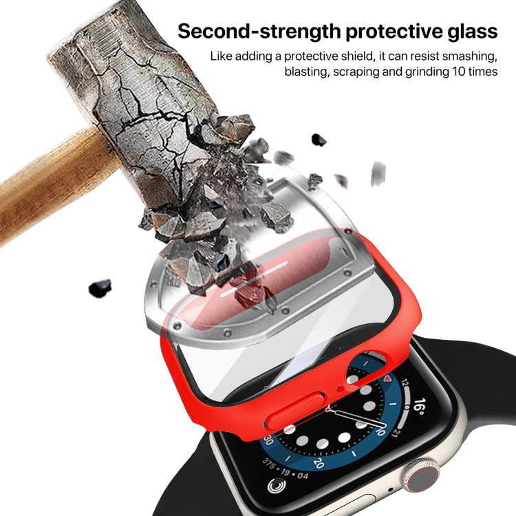 For Apple Watch Series 10 / 11 46mm PC Integrated Tempered Film Watch Case