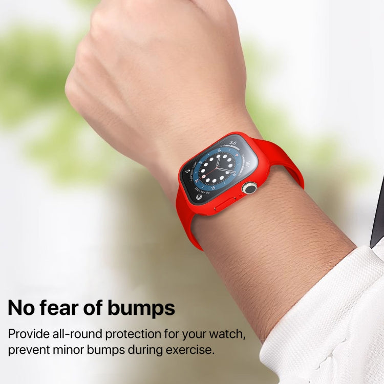 For Apple Watch Series 10 / 11 46mm PC Integrated Tempered Film Watch Case