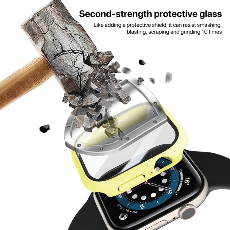 For Apple Watch Series 10 / 11 46mm PC Integrated Tempered Film Watch Case