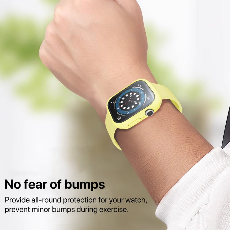 For Apple Watch Series 10 / 11 46mm PC Integrated Tempered Film Watch Case