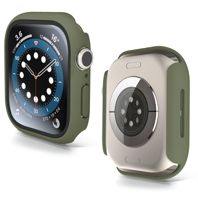 For Apple Watch Series 10 / 11 46mm PC Integrated Tempered Film Watch Case