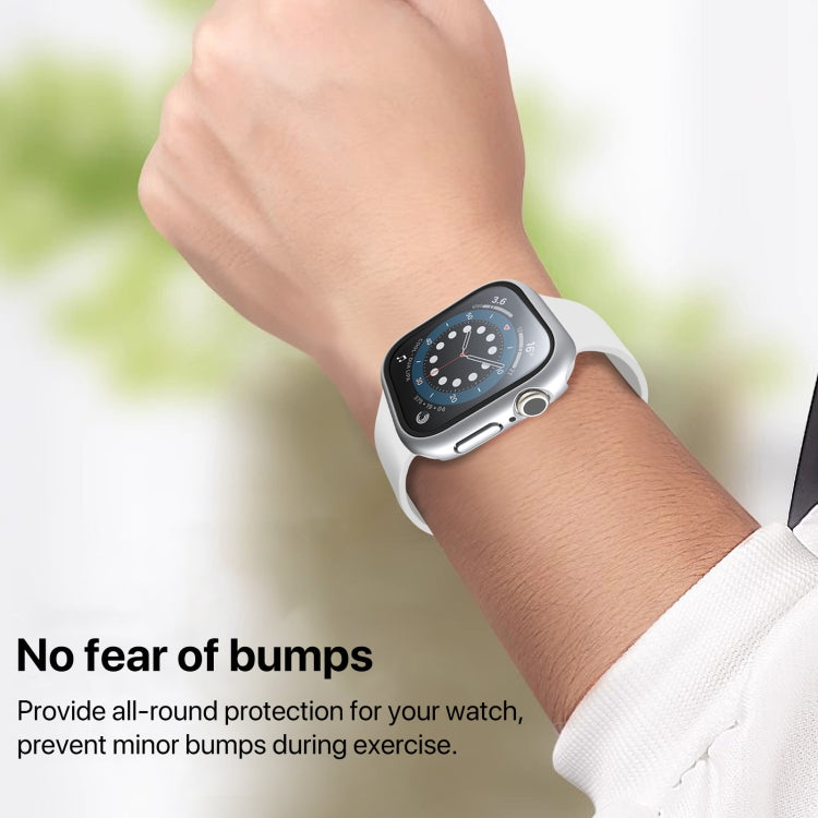 For Apple Watch Series 10 / 11 46mm PC Integrated Tempered Film Watch Case