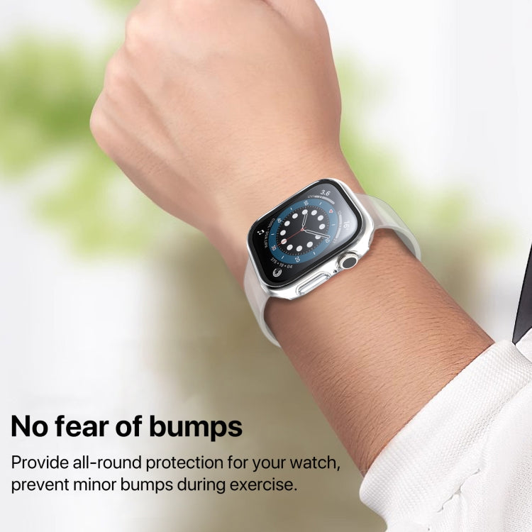 For Apple Watch Series 10 / 11 46mm PC Integrated Tempered Film Watch Case