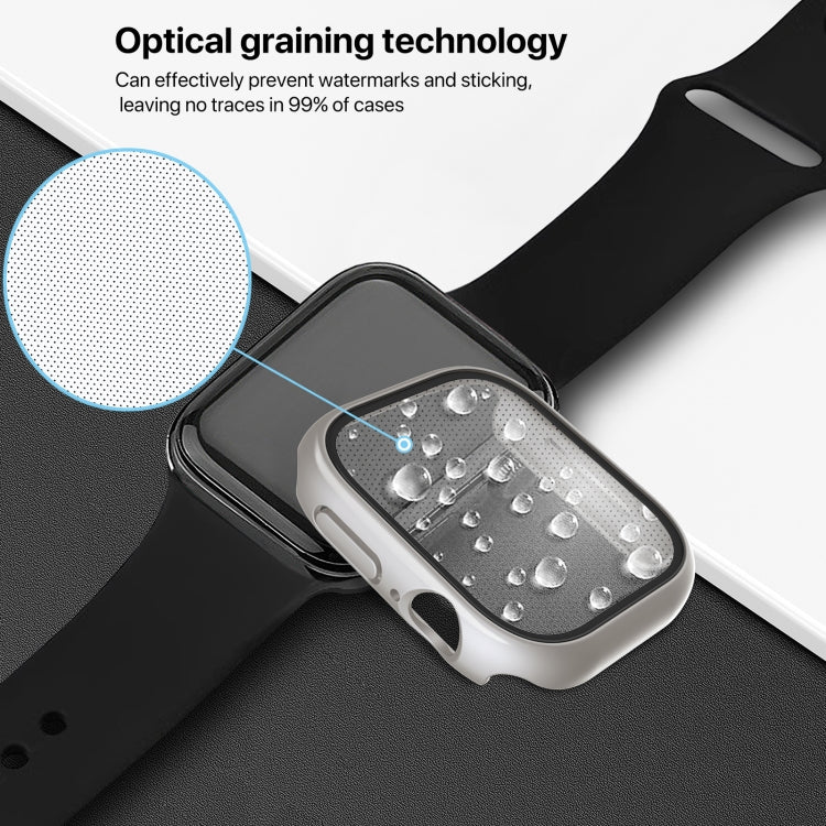 For Apple Watch Series 10 / 11 46mm PC Integrated Tempered Film Watch Case