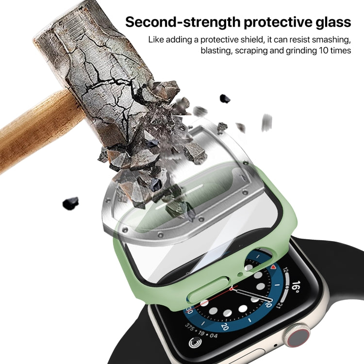 For Apple Watch Series 10 / 11 42mm PC Integrated Tempered Film Watch Case