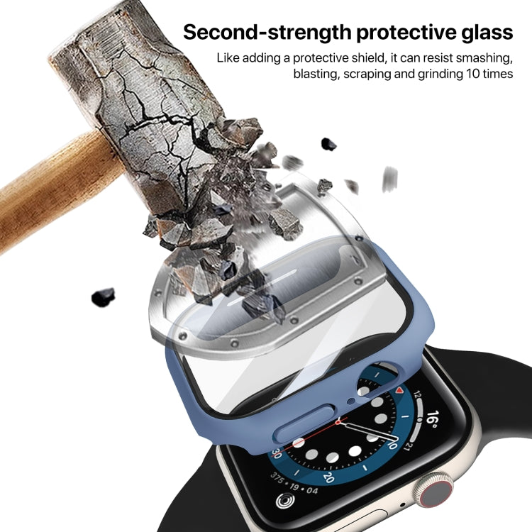 For Apple Watch Series 10 / 11 42mm PC Integrated Tempered Film Watch Case