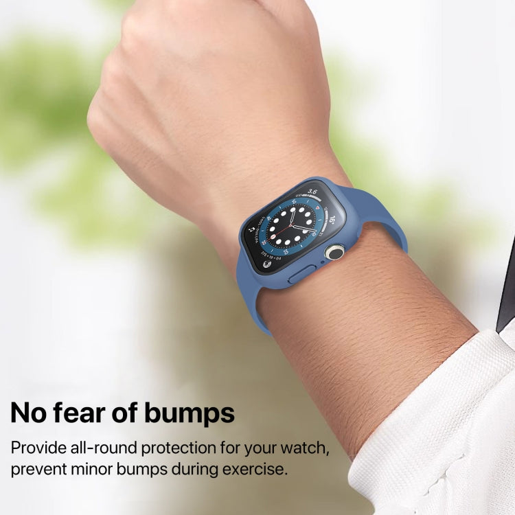 For Apple Watch Series 10 / 11 42mm PC Integrated Tempered Film Watch Case