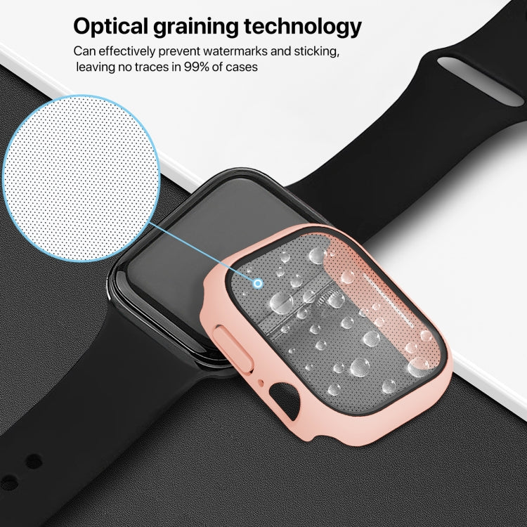 For Apple Watch Series 10 / 11 42mm PC Integrated Tempered Film Watch Case