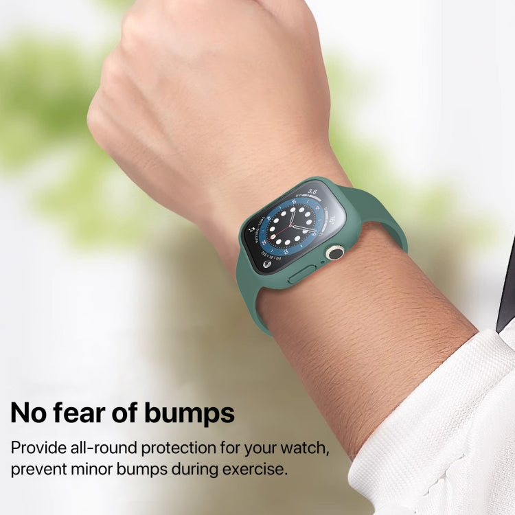 For Apple Watch Series 10 / 11 42mm PC Integrated Tempered Film Watch Case