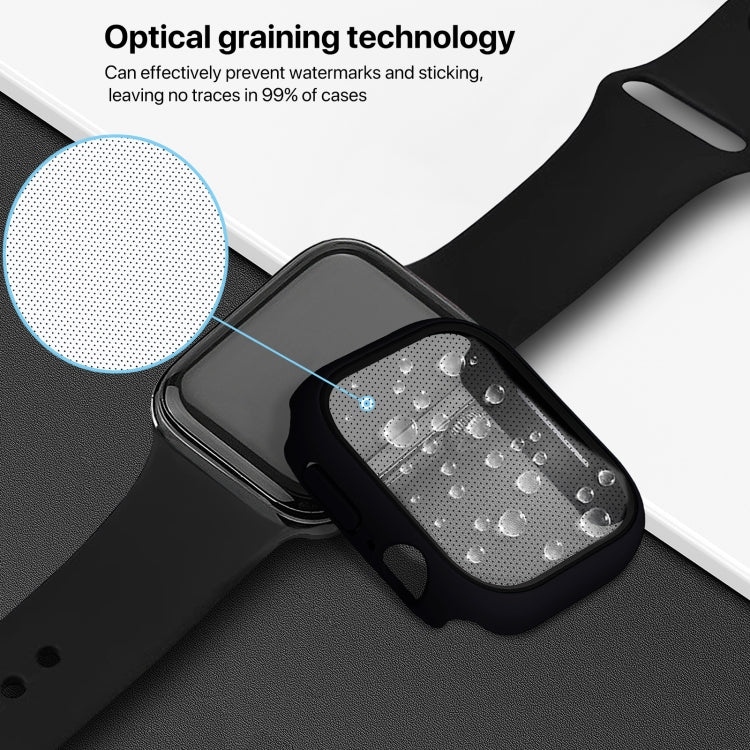 For Apple Watch Series 10 / 11 42mm PC Integrated Tempered Film Watch Case
