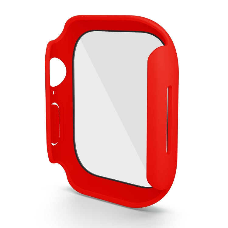 For Apple Watch Series 10 / 11 42mm PC Integrated Tempered Film Watch Case