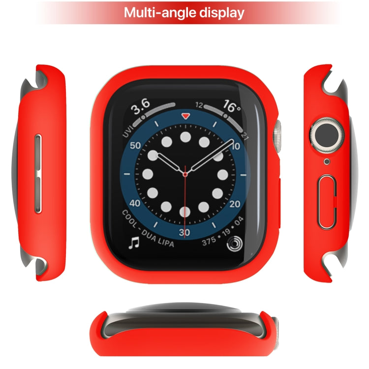 For Apple Watch Series 10 / 11 42mm PC Integrated Tempered Film Watch Case