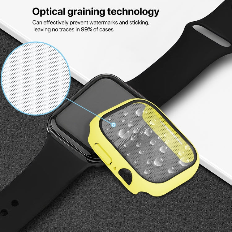 For Apple Watch Series 10 / 11 42mm PC Integrated Tempered Film Watch Case