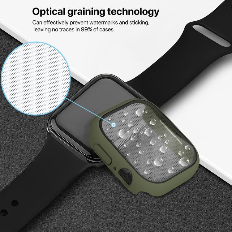 For Apple Watch Series 10 / 11 42mm PC Integrated Tempered Film Watch Case