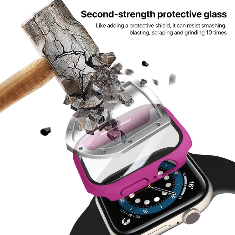 For Apple Watch Series 10 / 11 42mm PC Integrated Tempered Film Watch Case