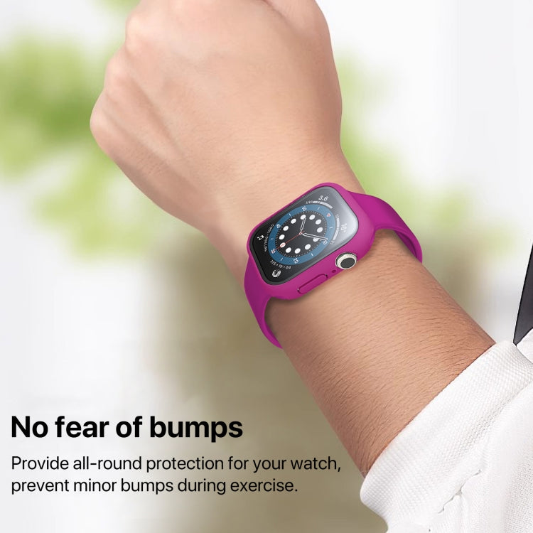 For Apple Watch Series 10 / 11 42mm PC Integrated Tempered Film Watch Case