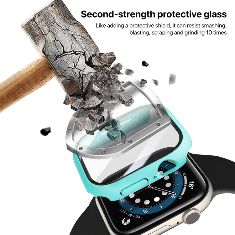 For Apple Watch Series 10 / 11 42mm PC Integrated Tempered Film Watch Case