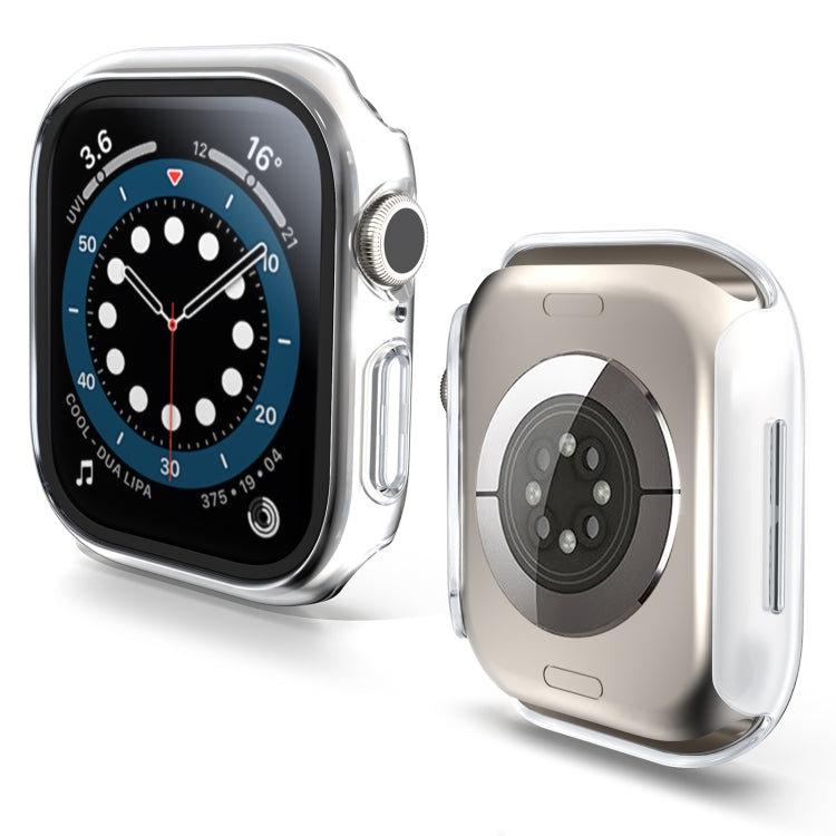 For Apple Watch Series 10 / 11 42mm PC Integrated Tempered Film Watch Case