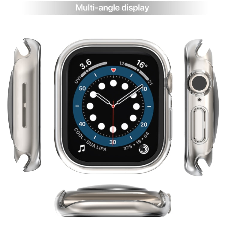 For Apple Watch Series 10 / 11 42mm PC Integrated Tempered Film Watch Case