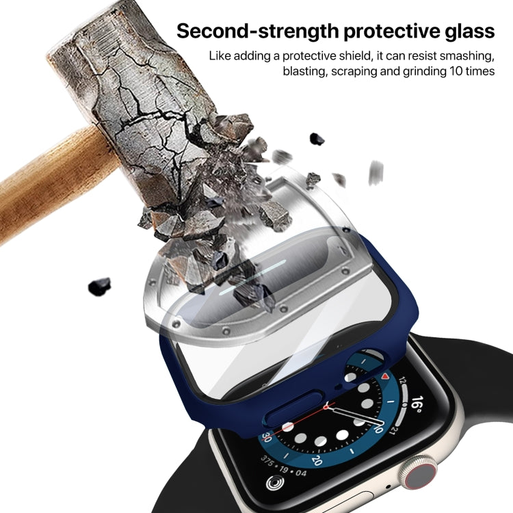 For Apple Watch Series 10 / 11 42mm PC Integrated Tempered Film Watch Case