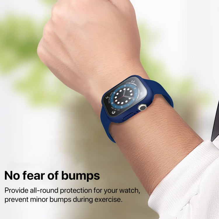 For Apple Watch Series 10 / 11 42mm PC Integrated Tempered Film Watch Case
