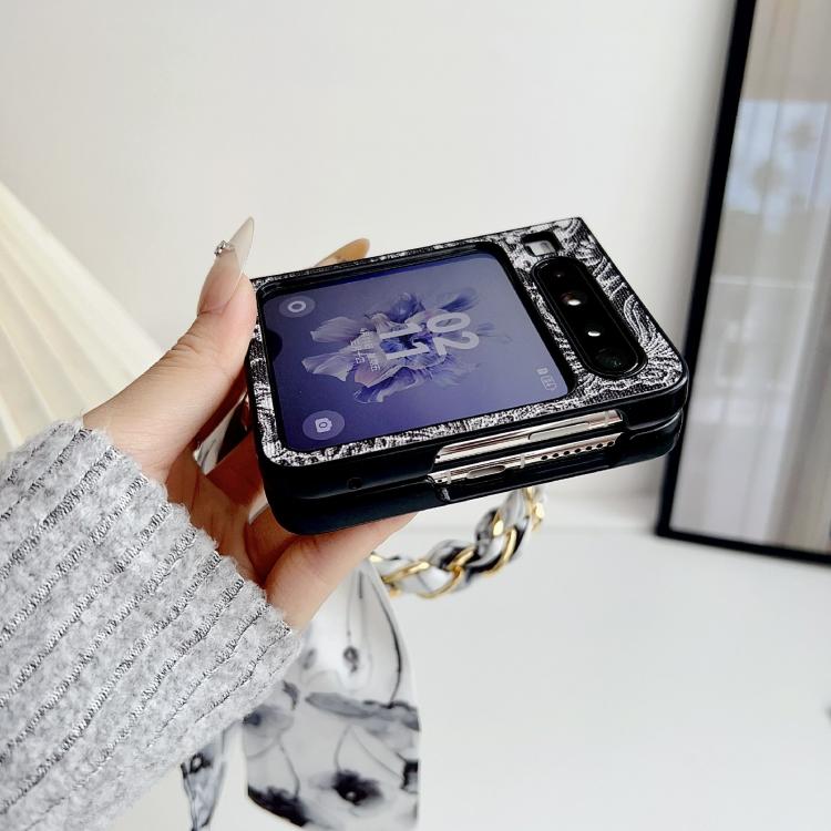 For Huawei Pura X Embroidery Style DIY Full Coverage Phone Case with Scarf / Bracelet