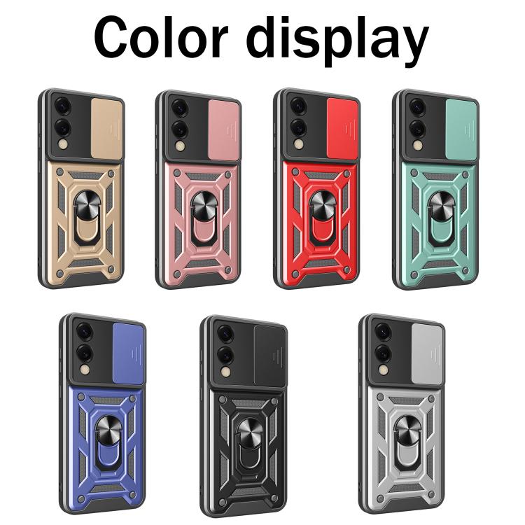 For Samsung Galaxy S25 Edge 5G Sliding Camera Cover Design TPU+PC Phone Case