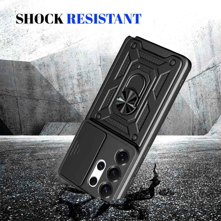 For Samsung Galaxy S26 Ultra 5G Sliding Camera Cover Design TPU+PC Phone Case