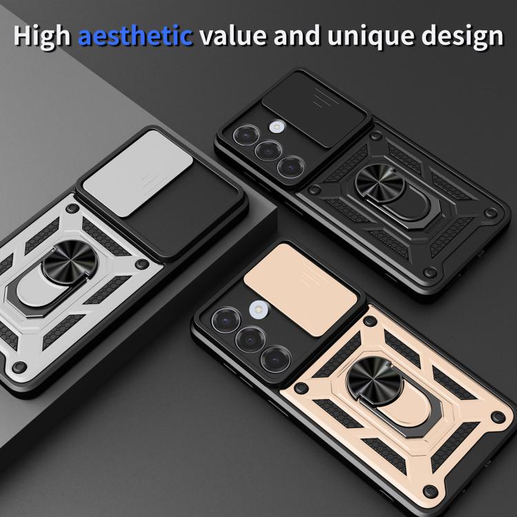 For Samsung Galaxy S26+ 5G Sliding Camera Cover Design TPU+PC Phone Case