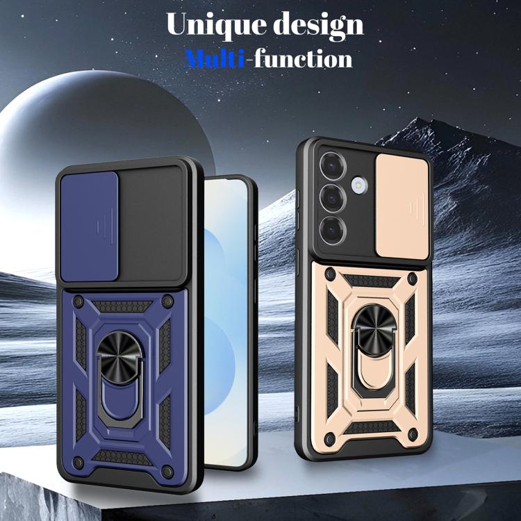 For Samsung Galaxy S26+ 5G Sliding Camera Cover Design TPU+PC Phone Case