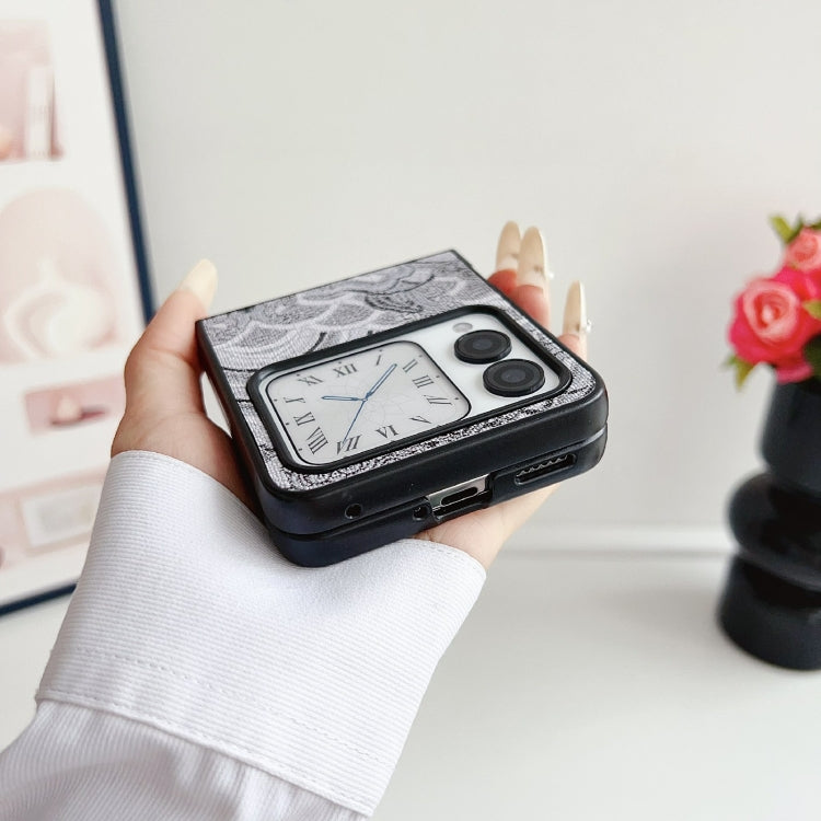 For Huawei nova Flip Propitious Clouds Embroidery Full Coverage Phone Case