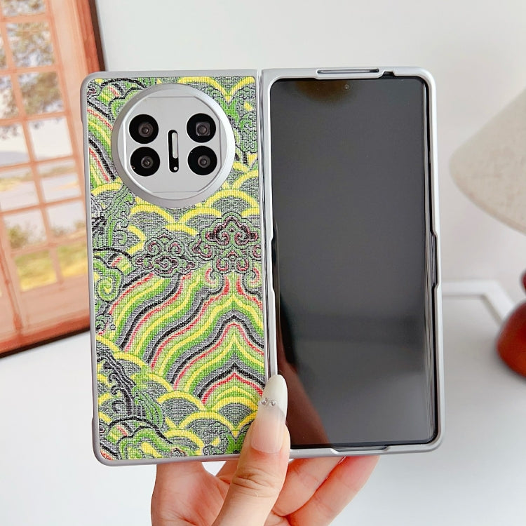 For Huawei Mate X3 / X5 Propitious Clouds Embroidery Full Coverage Phone Case