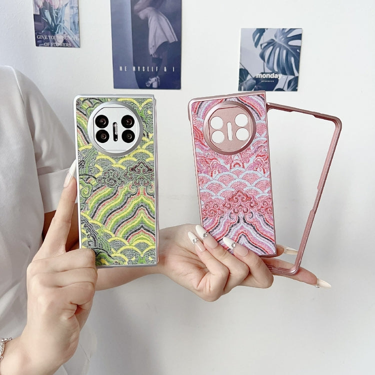 For Huawei Mate X3 / X5 Propitious Clouds Embroidery Full Coverage Phone Case