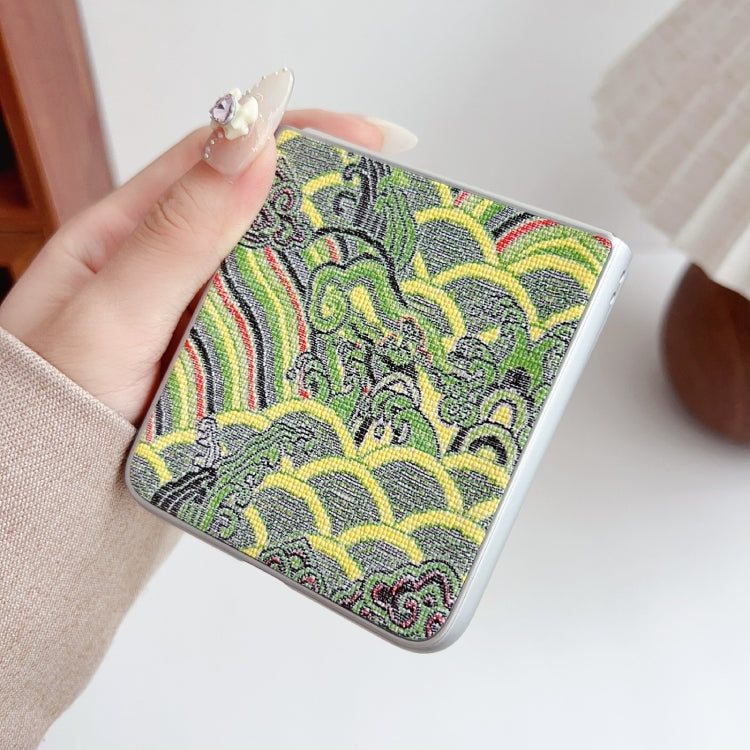 For Huawei Pocket 2 Propitious Clouds Embroidery Full Coverage Phone Case