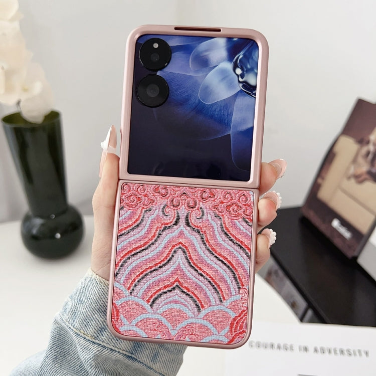 For Xiaomi Mix Flip Propitious Clouds Embroidery Full Coverage Phone Case