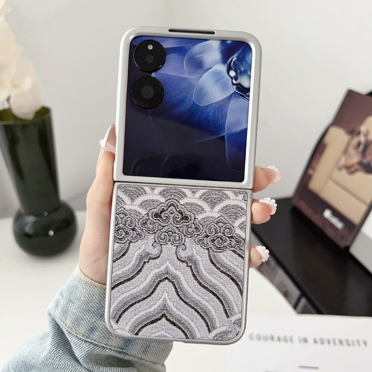 For Xiaomi Mix Flip Propitious Clouds Embroidery Full Coverage Phone Case