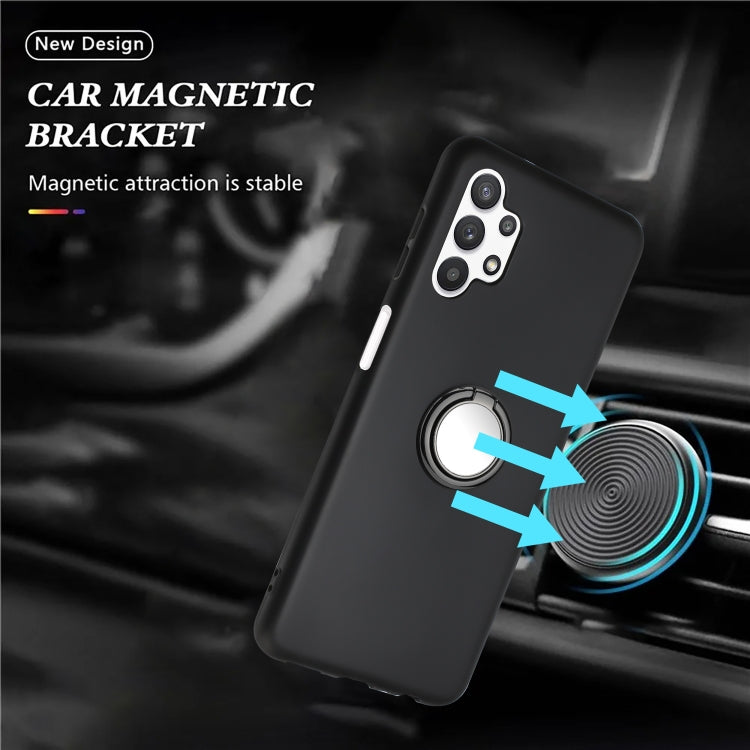 For Samsung Galaxy A13 4G / 5G Matte Ring Holder TPU Phone Case