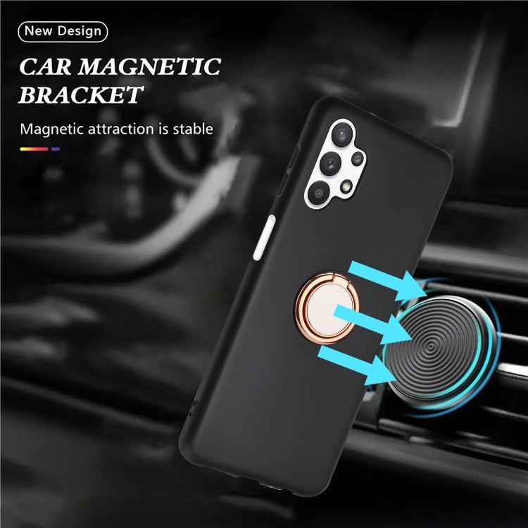 For Samsung Galaxy A32 5G Matte Ring Holder TPU Phone Case
