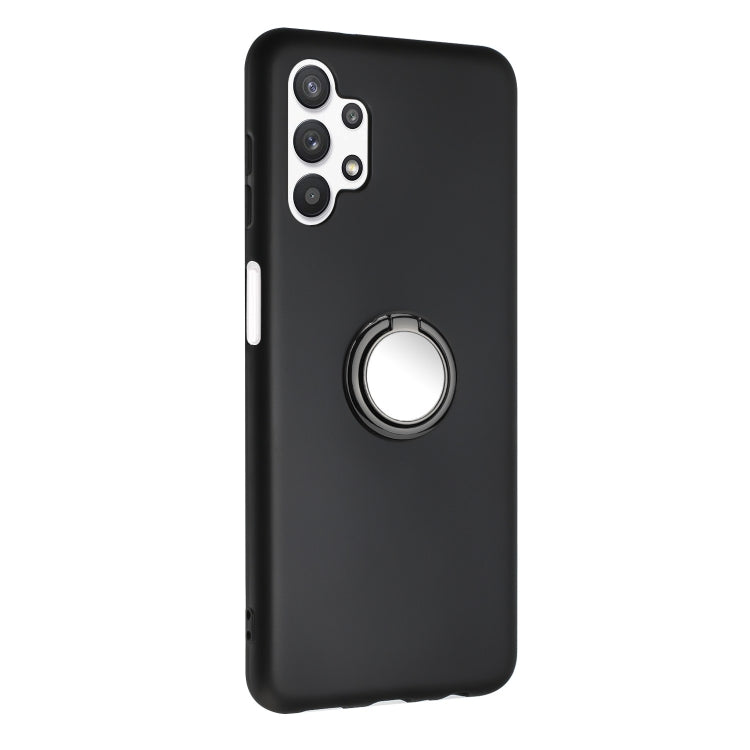 For Samsung Galaxy A32 5G Matte Ring Holder TPU Phone Case