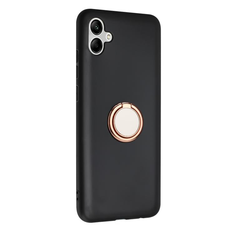 For Samsung Galaxy A06 5G Matte Ring Holder TPU Phone Case