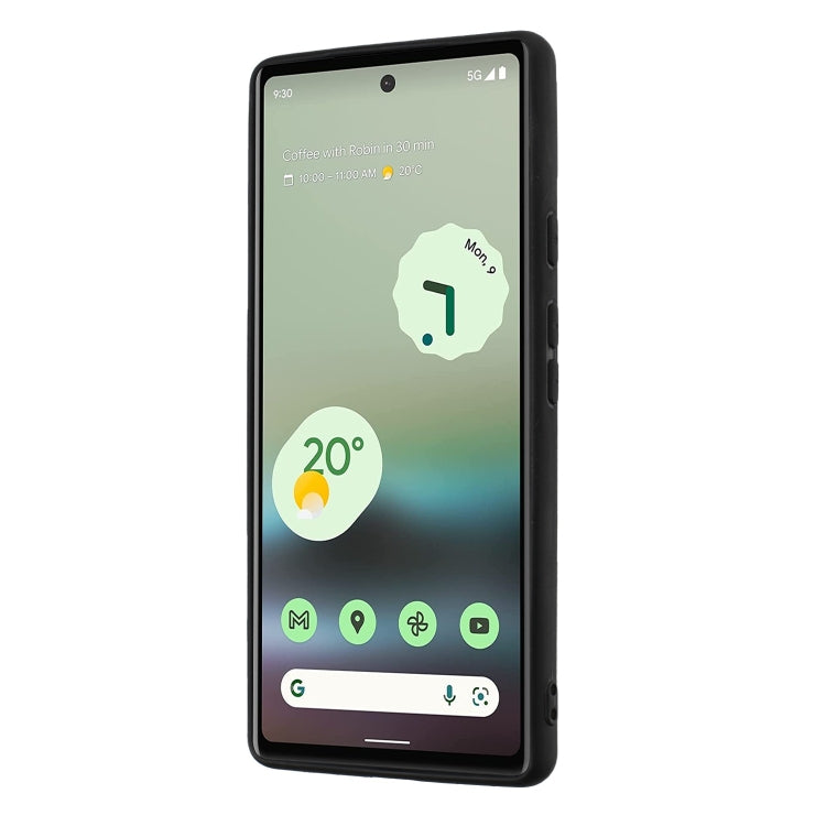 For Google Pixel 7a Matte Ring Holder TPU Phone Case