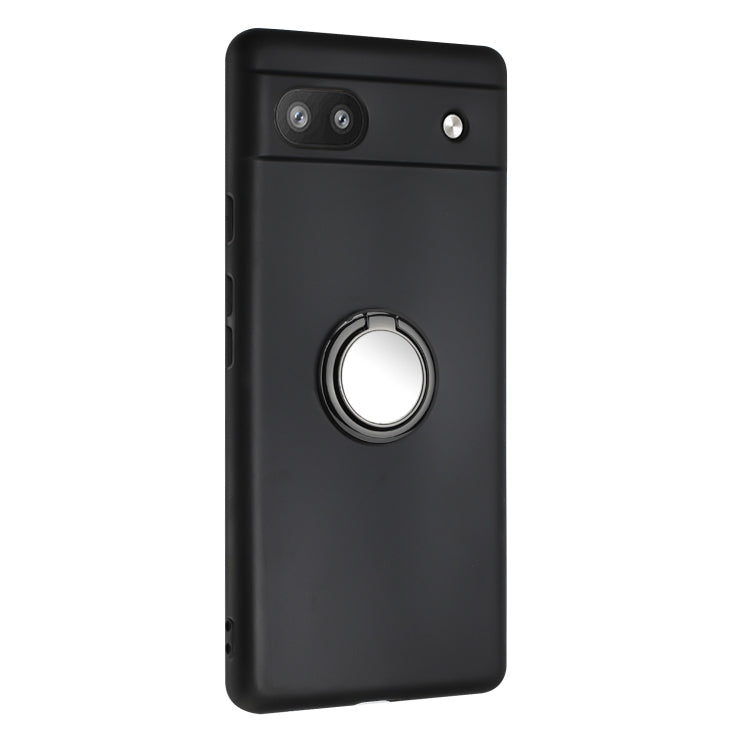 For Google Pixel 7a Matte Ring Holder TPU Phone Case