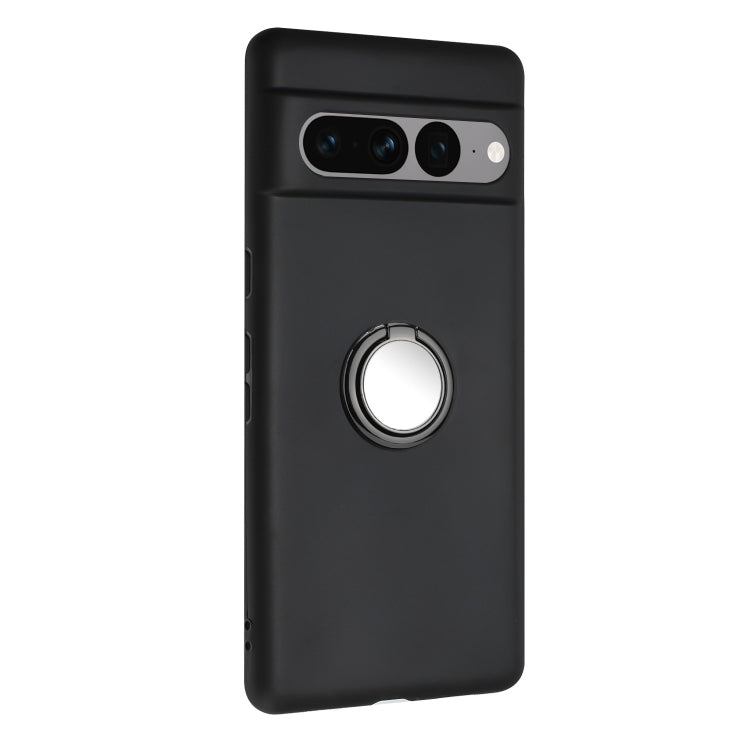 For Google Pixel 8 Matte Ring Holder TPU Phone Case