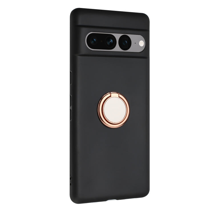For Google Pixel 8 Pro Matte Ring Holder TPU Phone Case