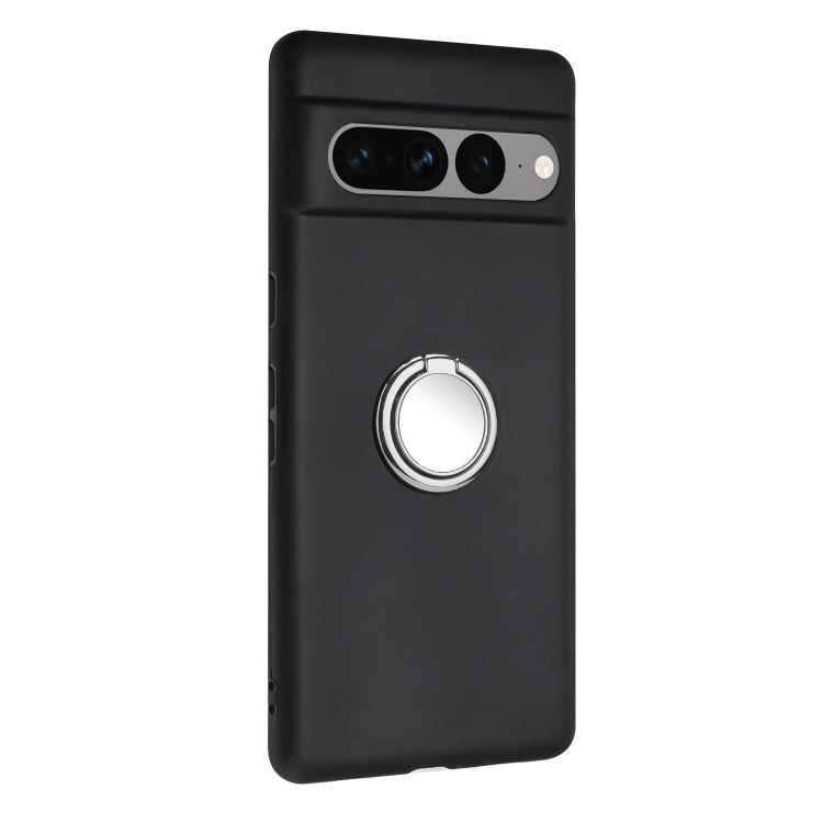 For Google Pixel 8 Pro Matte Ring Holder TPU Phone Case