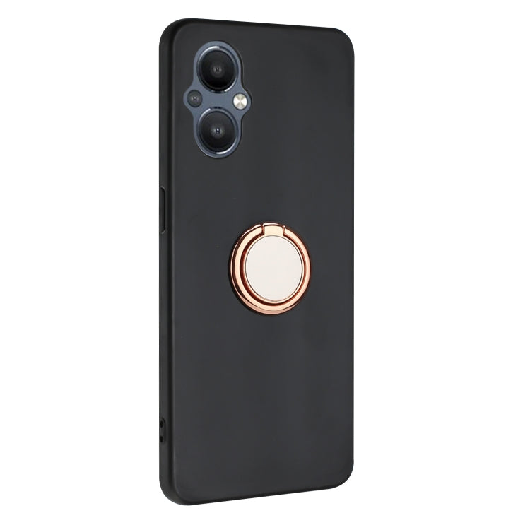 For OnePlus Nord N20 5G Matte Ring Holder TPU Phone Case