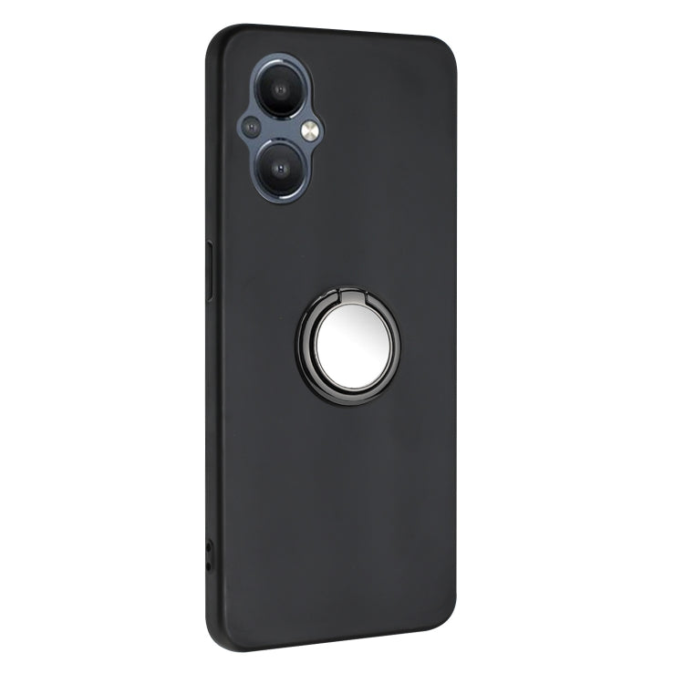 For OnePlus Nord N20 5G Matte Ring Holder TPU Phone Case