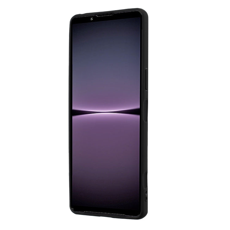 For Sony Xperia 1 IV Matte Ring Holder TPU Phone Case