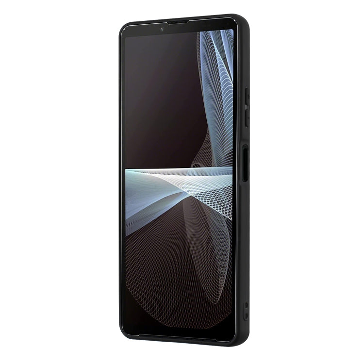 For Sony Xperia 10 IV Matte Ring Holder TPU Phone Case