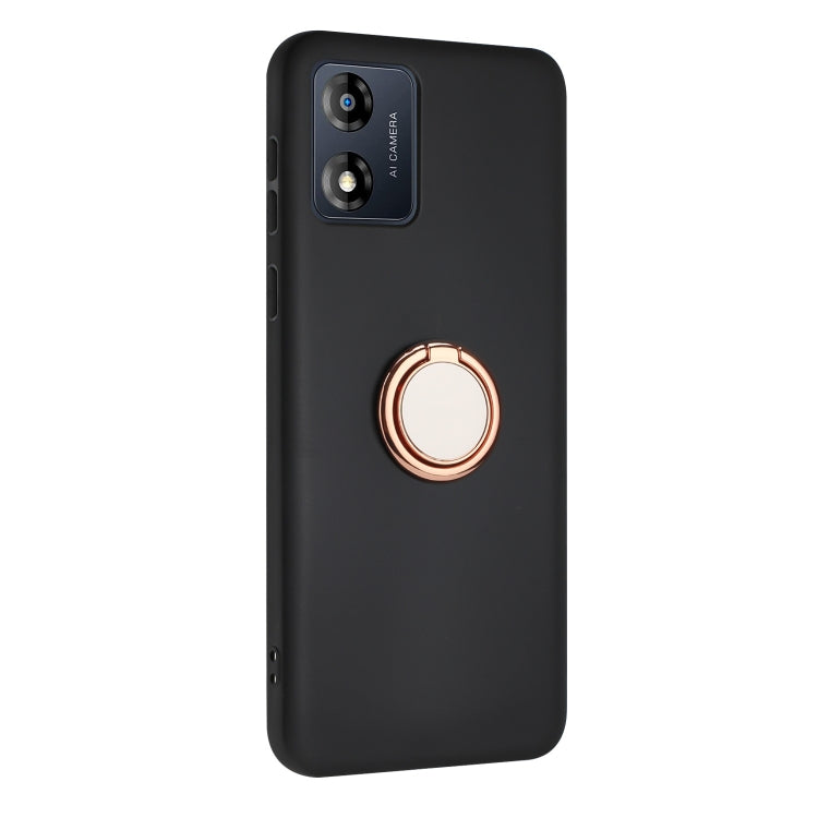 For Motorola Moto E13 Matte Ring Holder TPU Phone Case
